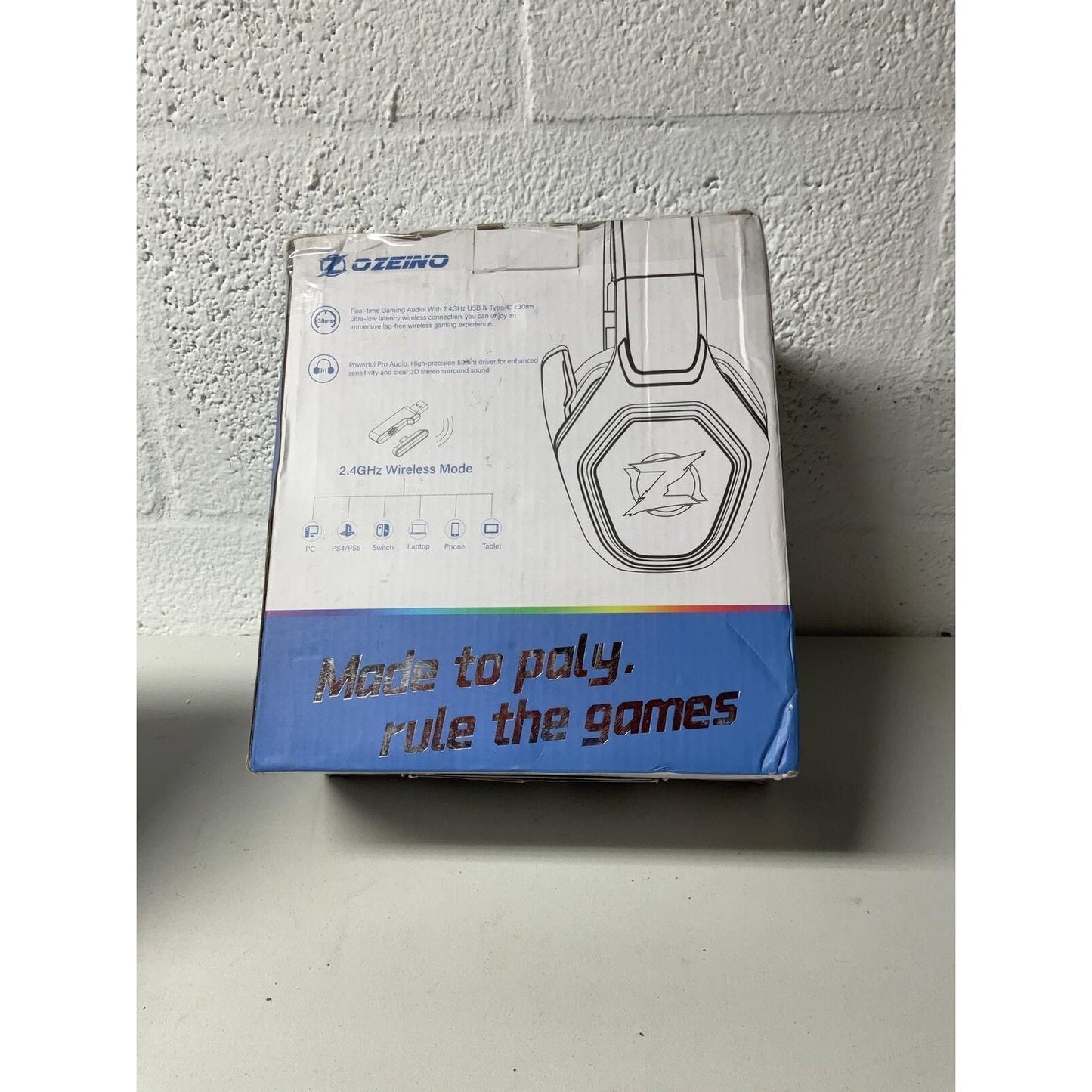 OZEINO 2.4GHz Wireless Gaming Headphones
