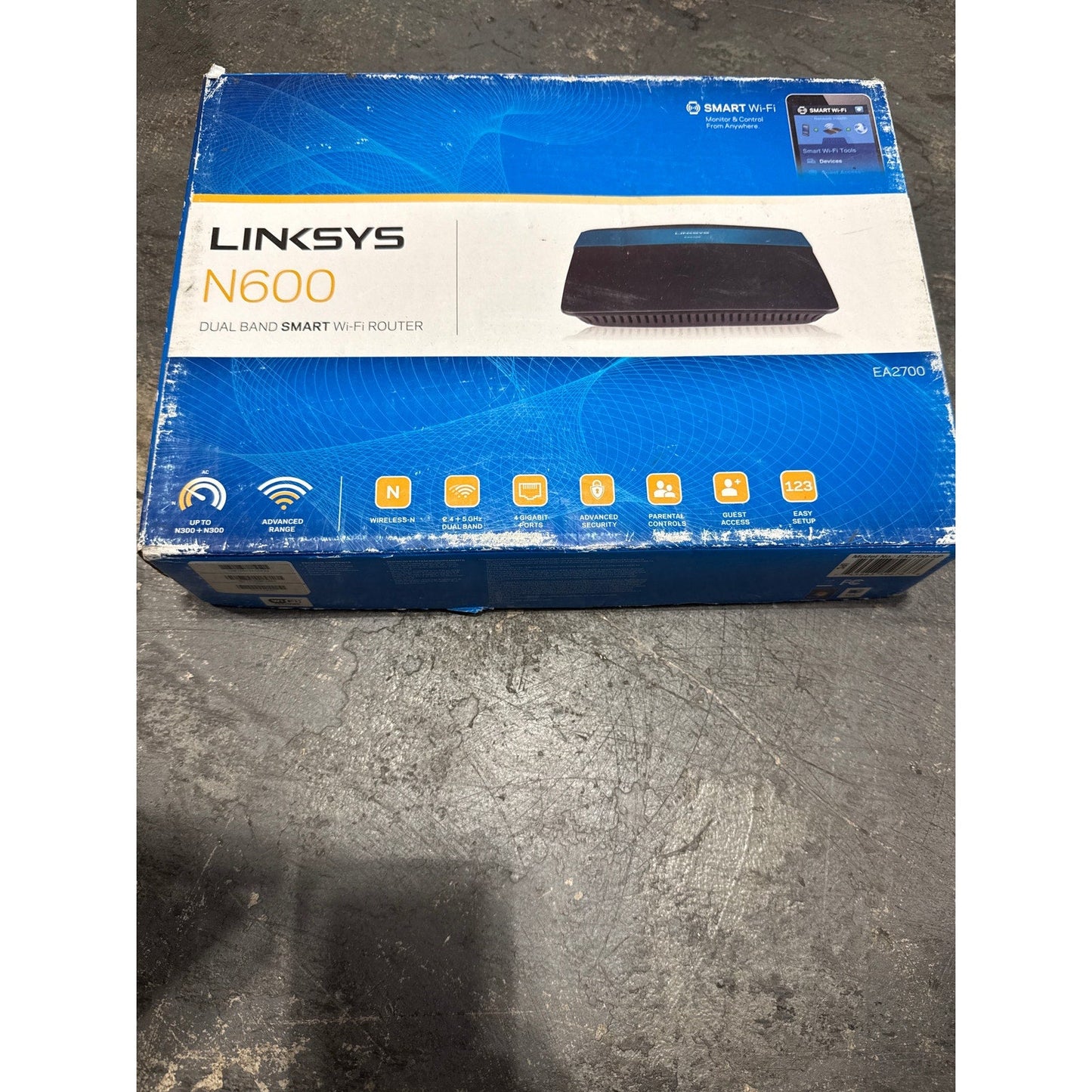 Linksys N600 dual band wireless router