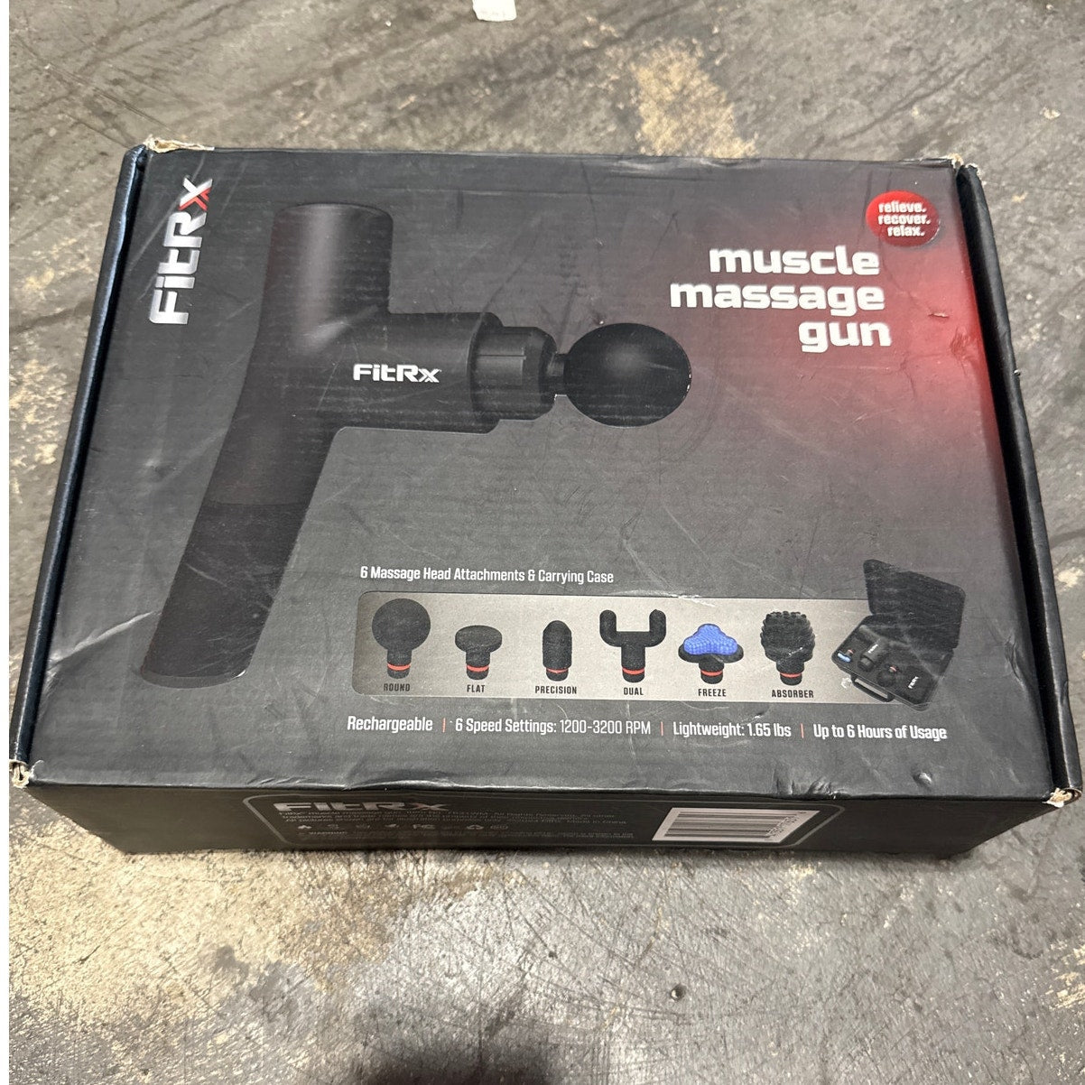 FITRX muscle massage gun