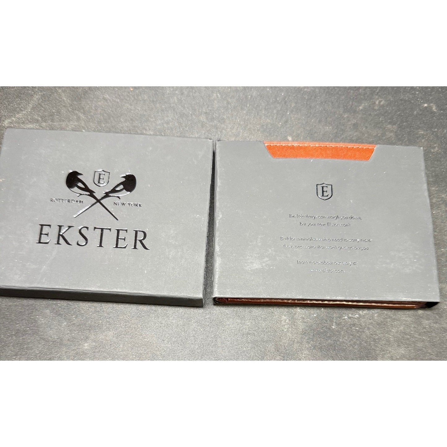 Leather Wallet Ekster Bi-FOLD- Brown