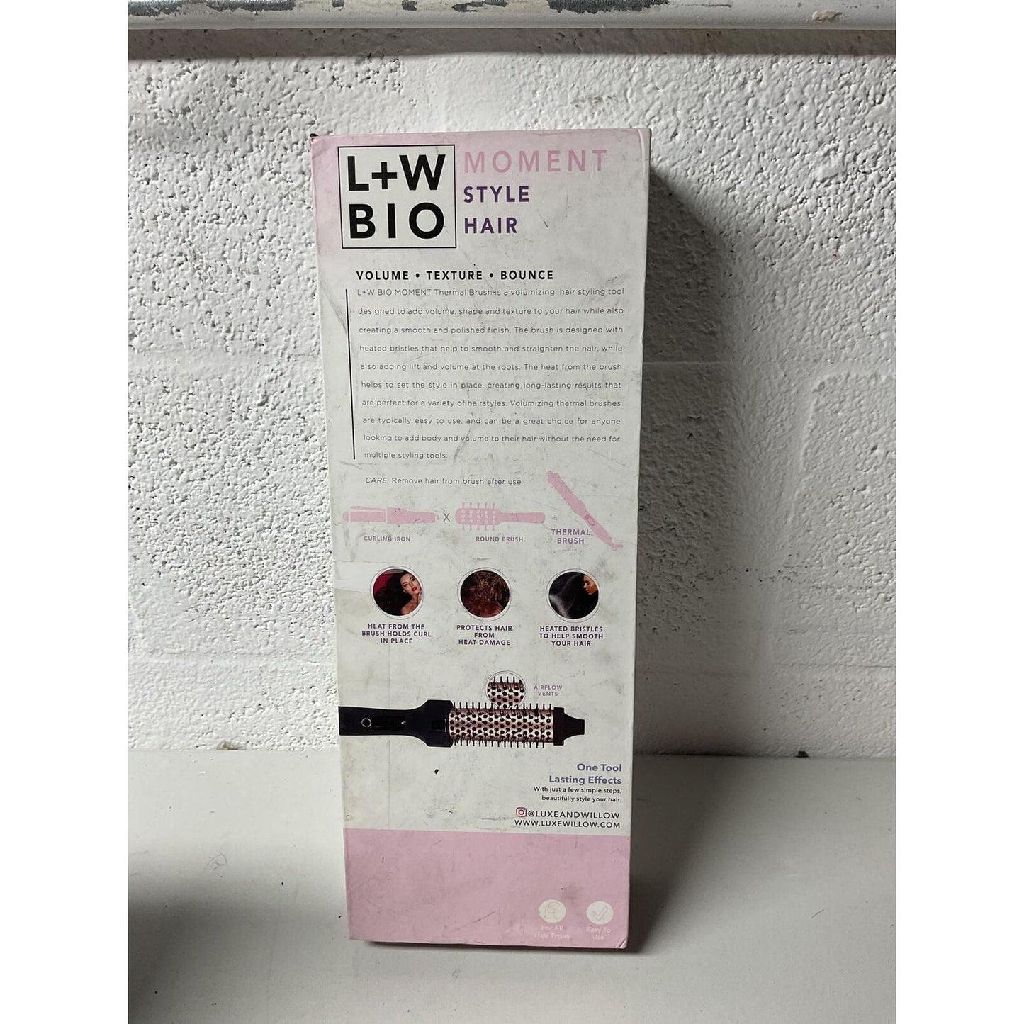 L+W Bio Volumizing Thermal Brush