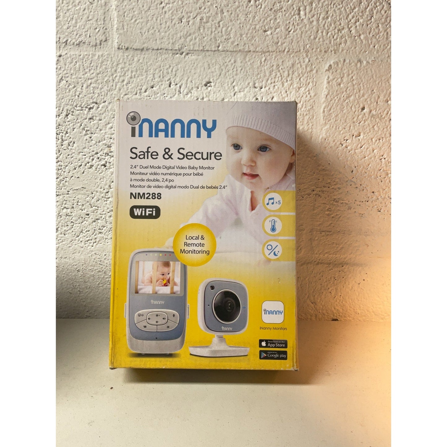 Inanny Baby Monitor 2.4in with Wifi