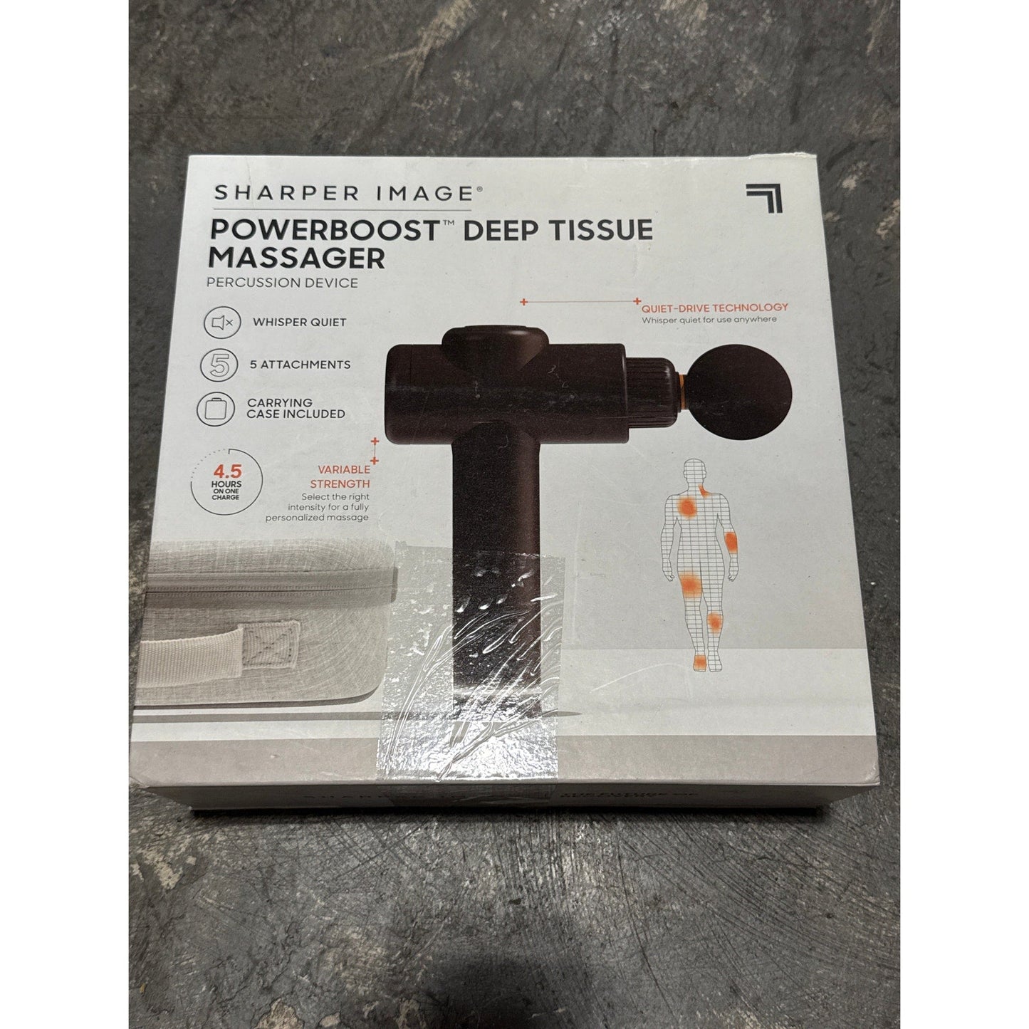 Sharper Image Powerboost deep Tissue Massager
