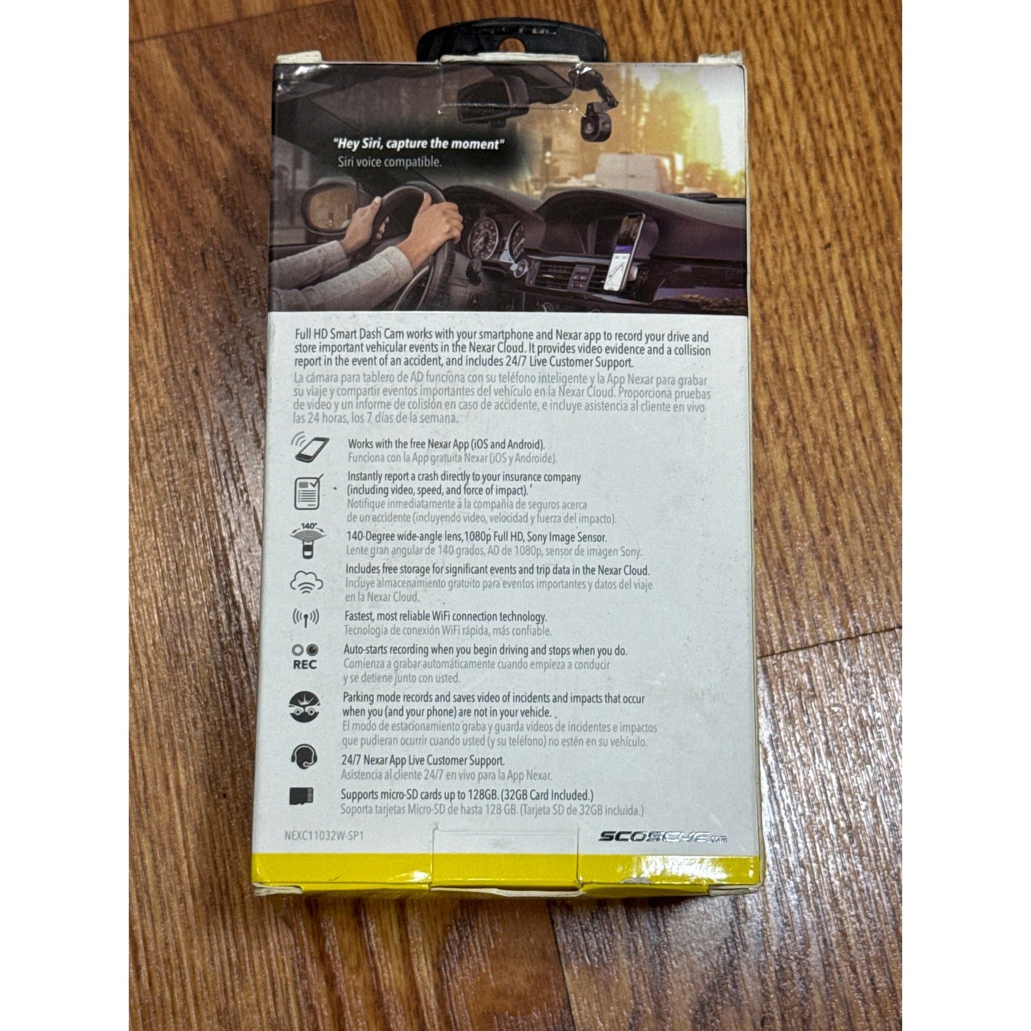 Full HD Smart Dash Camera NEXC1 Scosche
