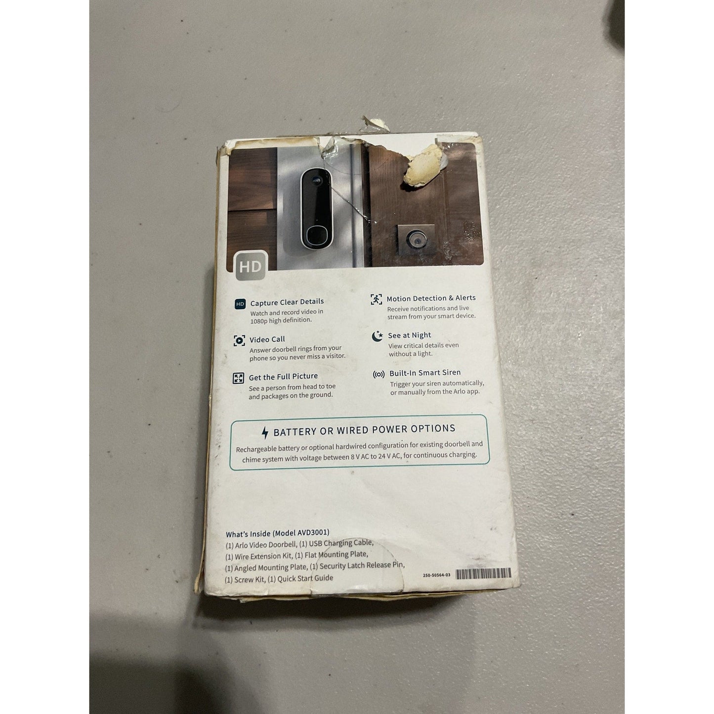 Arlo video doorbell