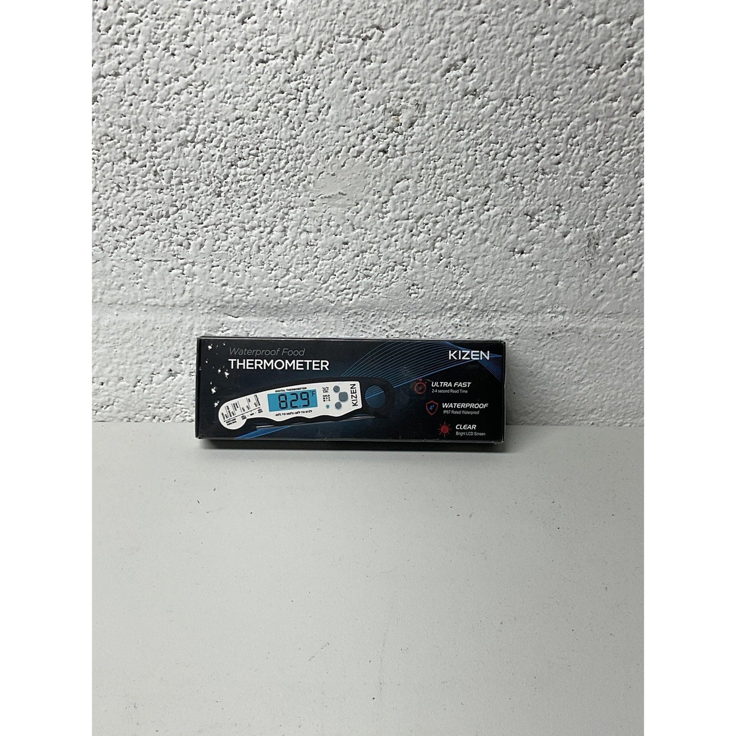 Waterproof Food Thermometer Black