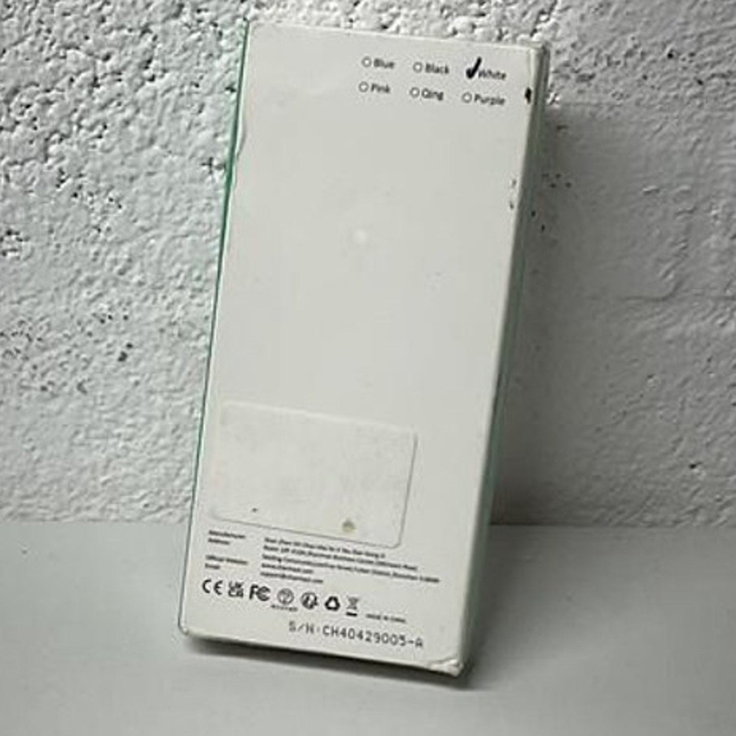 Charmast 10000mAh Power Bank White