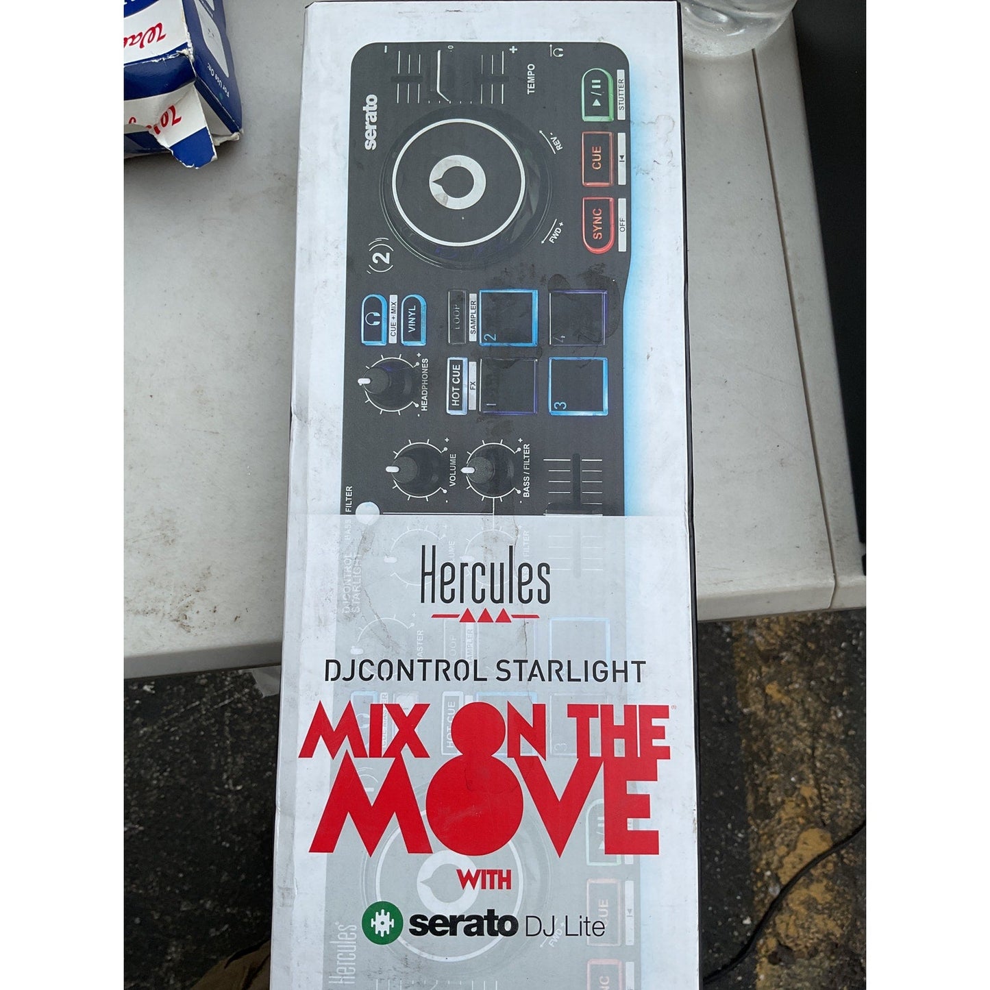 DJ control star light mix on the move with serato dj lite hercules