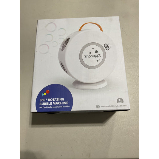 Shonoppy 360 rotating bubble machine
