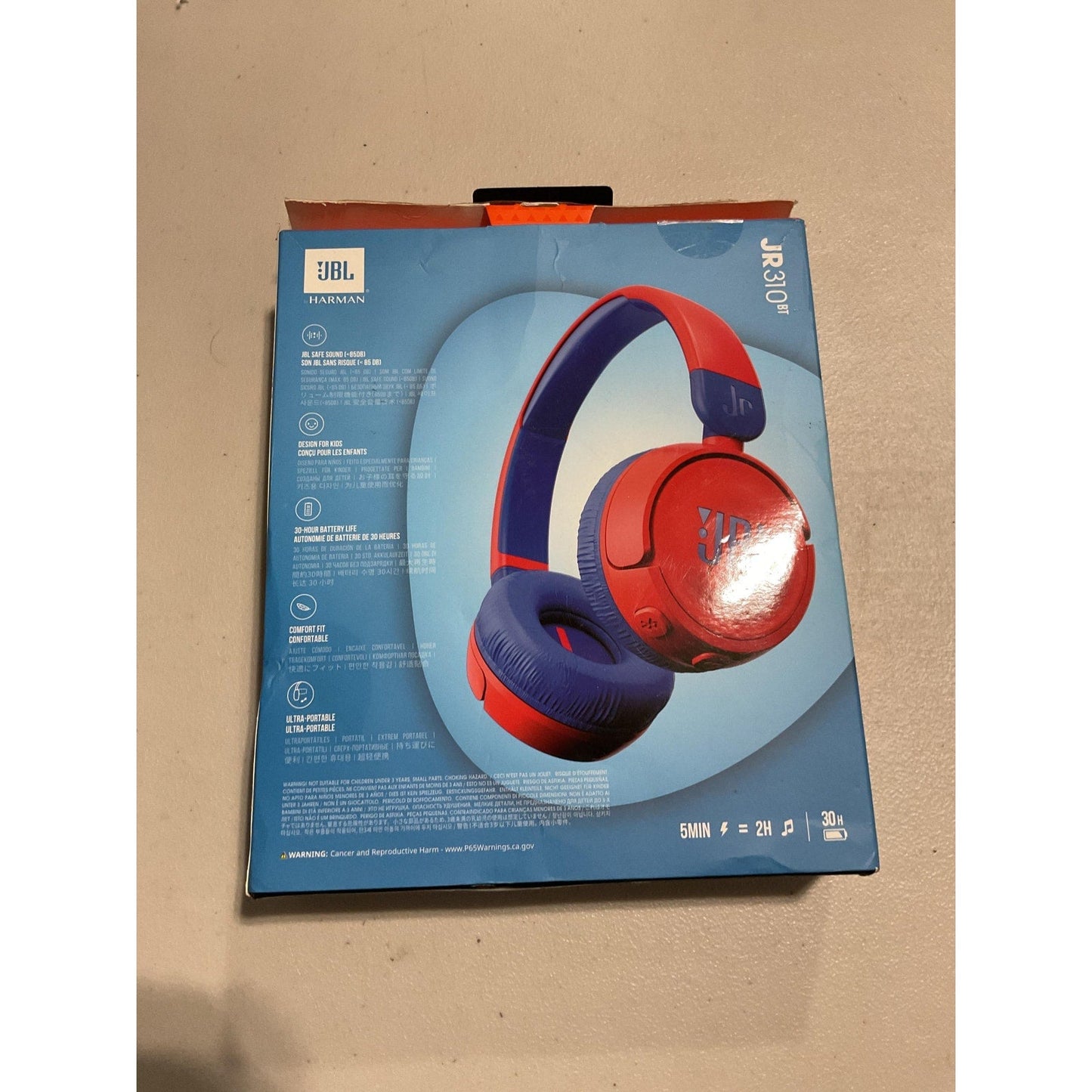 Copied - JBL JR 310 Bluetooth headphones- open box