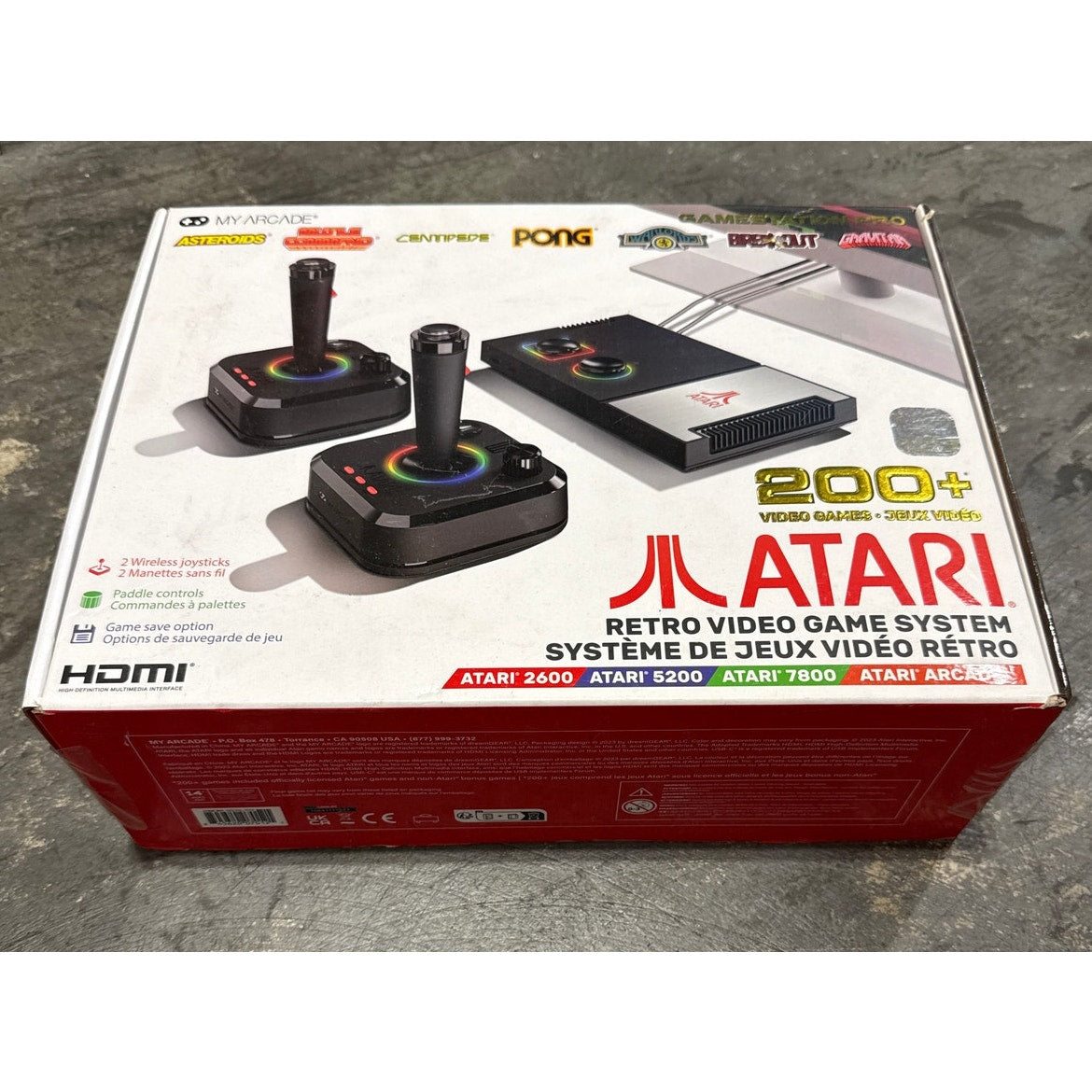 Atari retro video game system