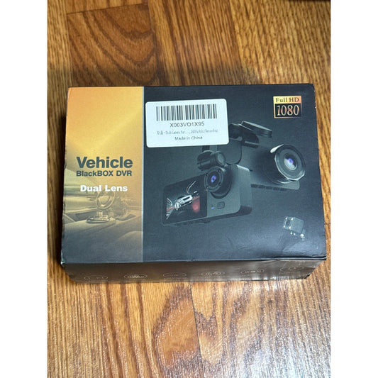Dual lens car video recorder black box
