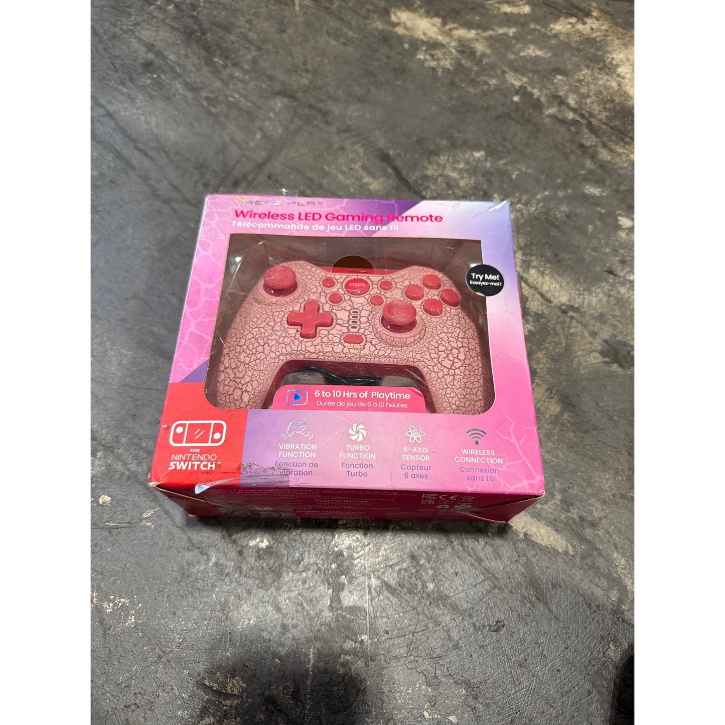 Press Play - wireless gaming Controller Nintendo switch - Pink