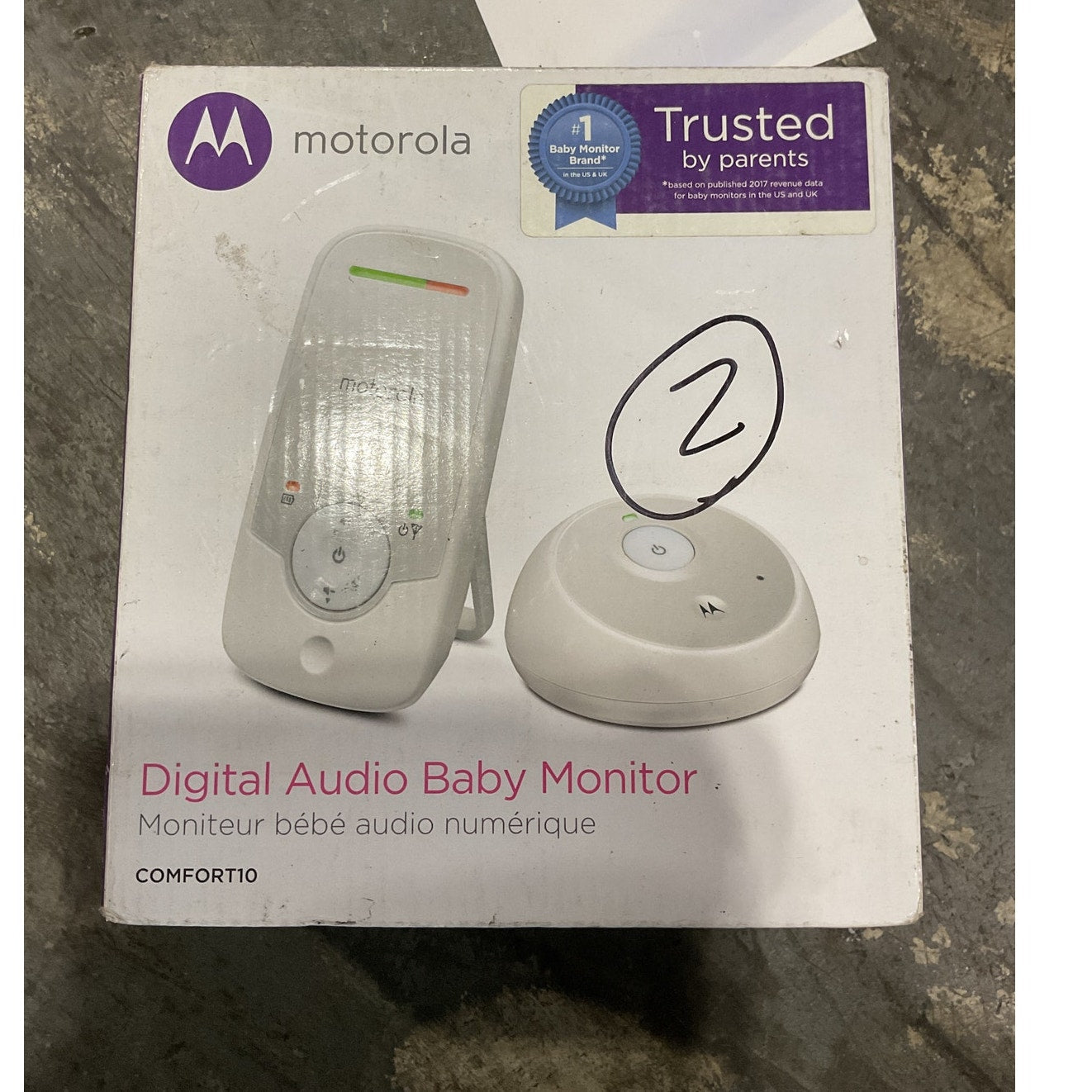 Digital Audio Baby Monitor - Motorola Comfort 10