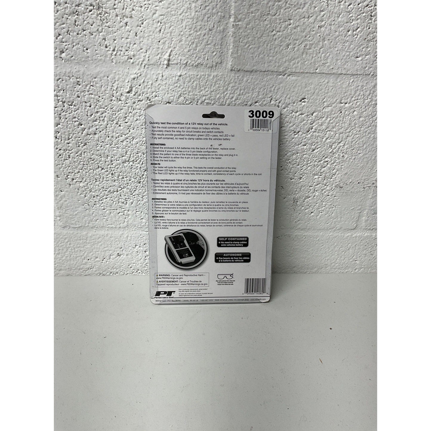 PT Automotive Relay Tester 12v system