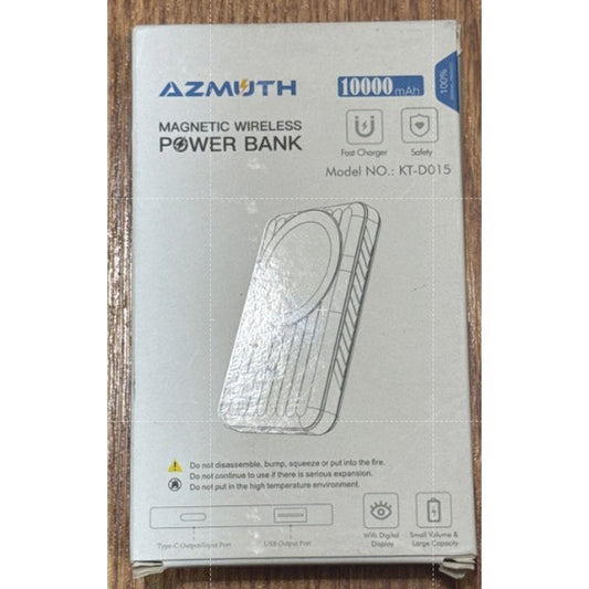 Magentic Wirelss Power Bank 10,000 MAH Azmuth KT-D015