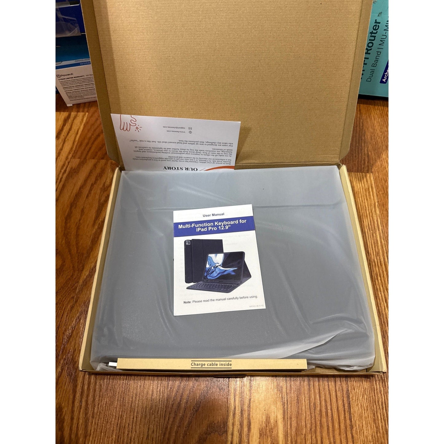 CHESONA iPad Pro 12.9 inch case 2022 with Keyboard