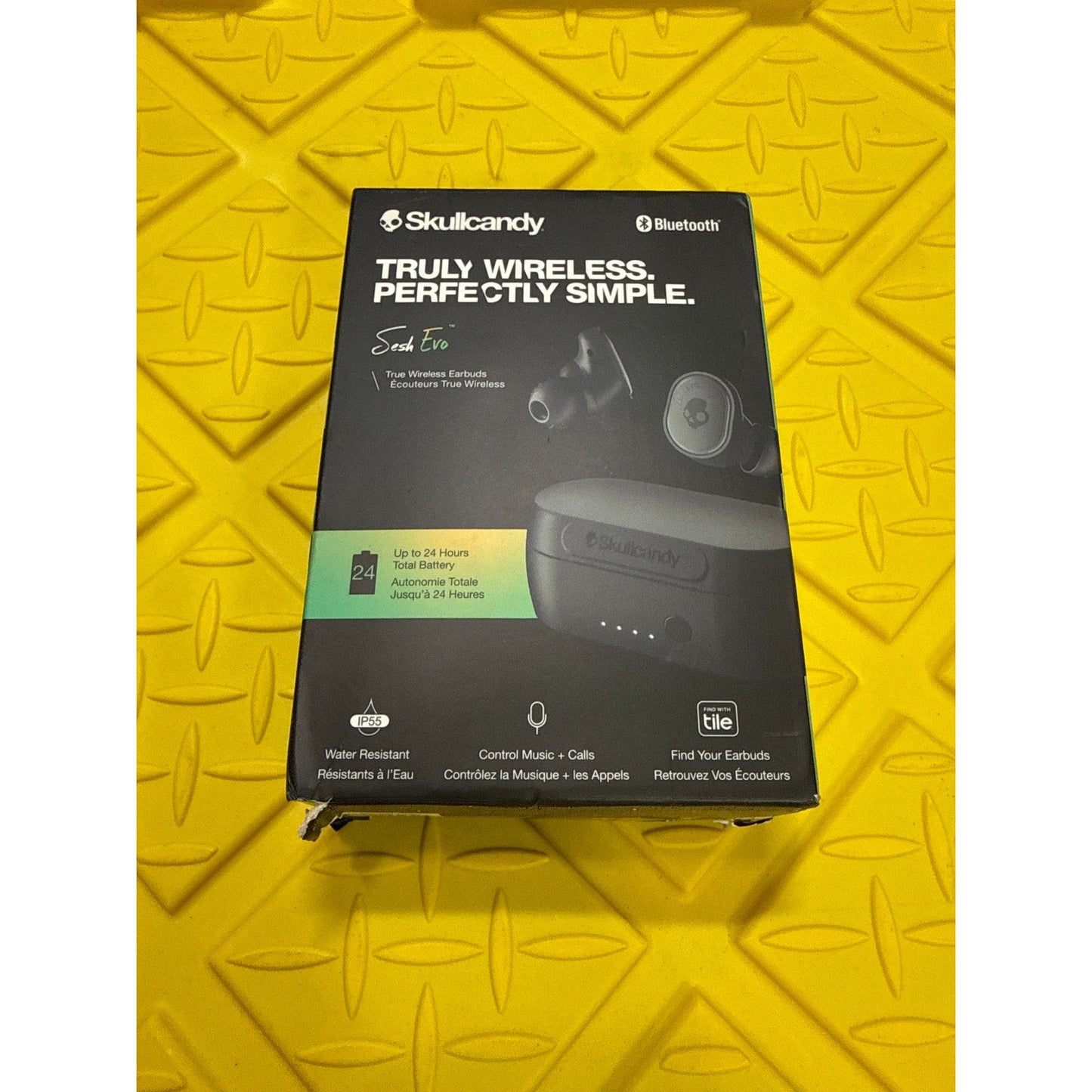 Skullcandy Sesh Evo in-Ear Wireless Earbuds, 24 Hr Battery - Open Box