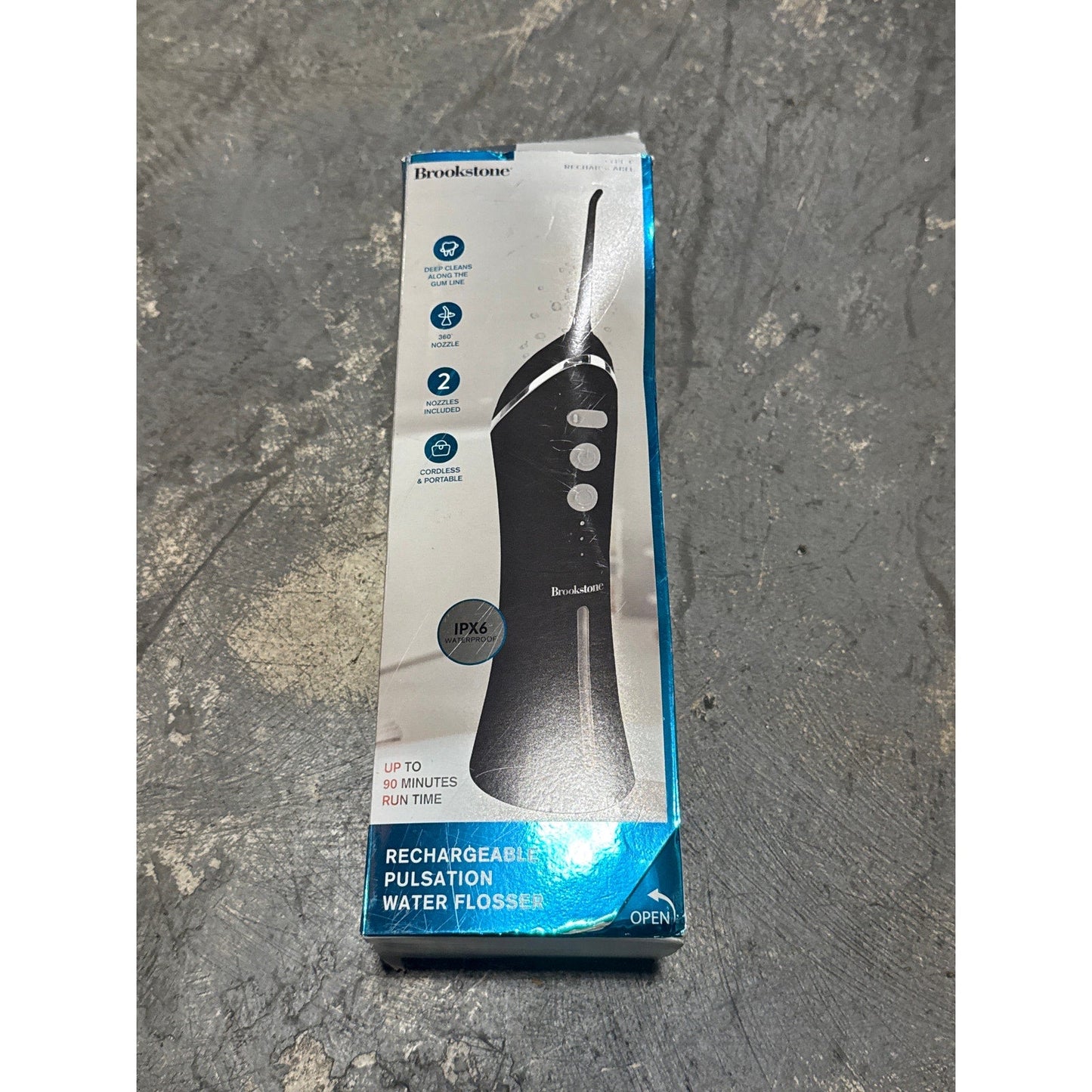 Rechargeable pulsing water flosser Brookstone
