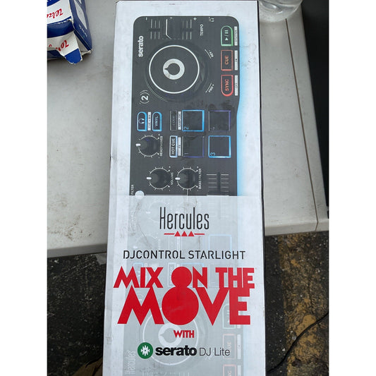 DJ control star light mix on the move with serato dj lite hercules
