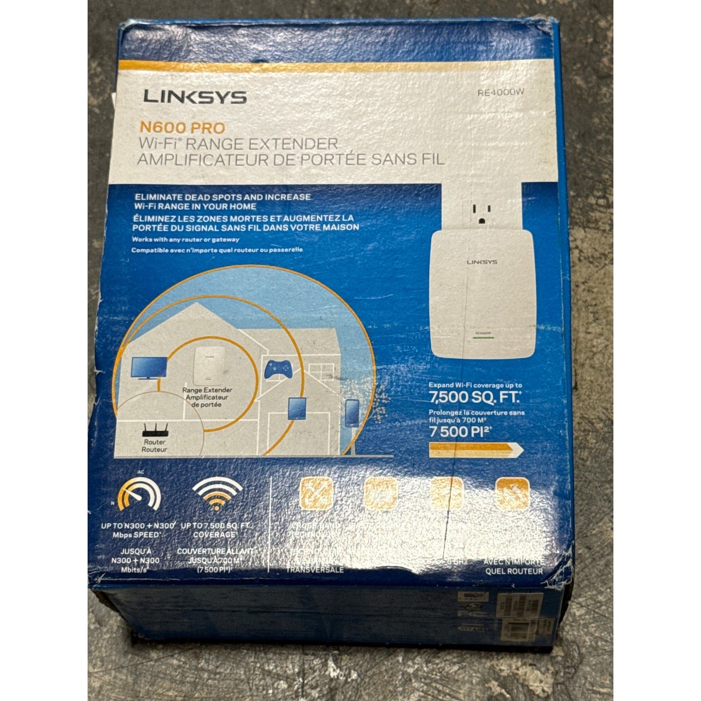 Linksys N600 PRO WiFi range extender