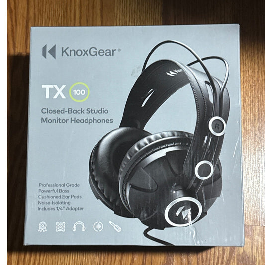 Closed Back Studio Headphones Knox Gear T100